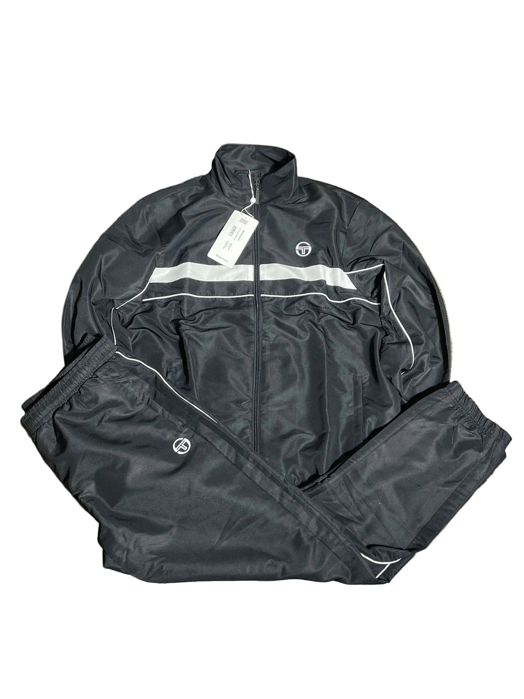 Sergio Tacchini Anzug | Schwarz | Neu mit Etikett | 3XL