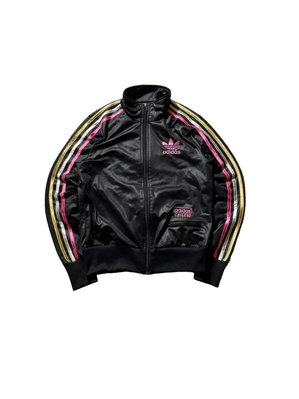 Adidas Vintage Chile 62 Jacke | Schwarz | Sehr guter Zustand | S