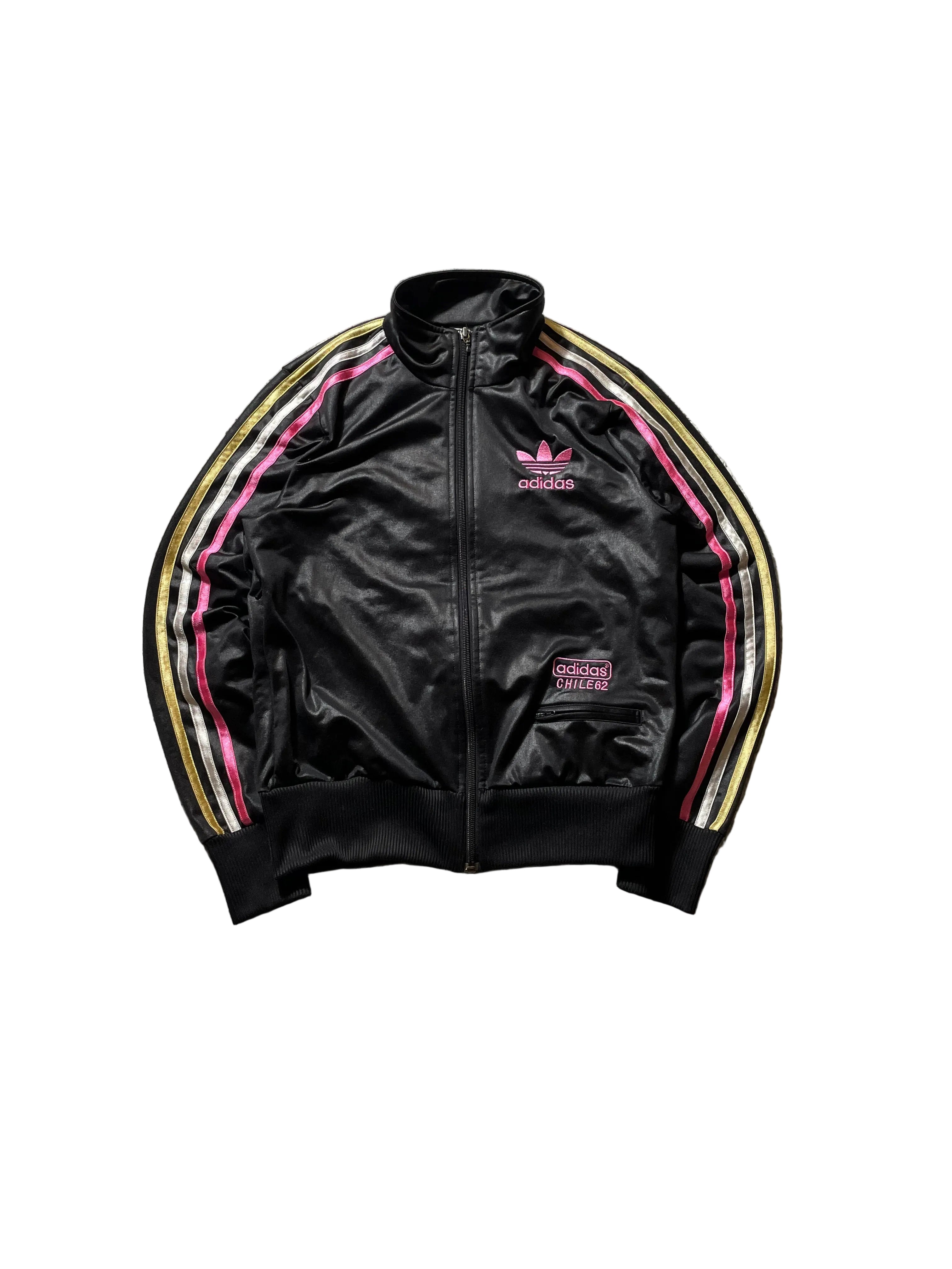 Adidas Vintage Chile 62 Jacke | Schwarz | Sehr guter Zustand | S