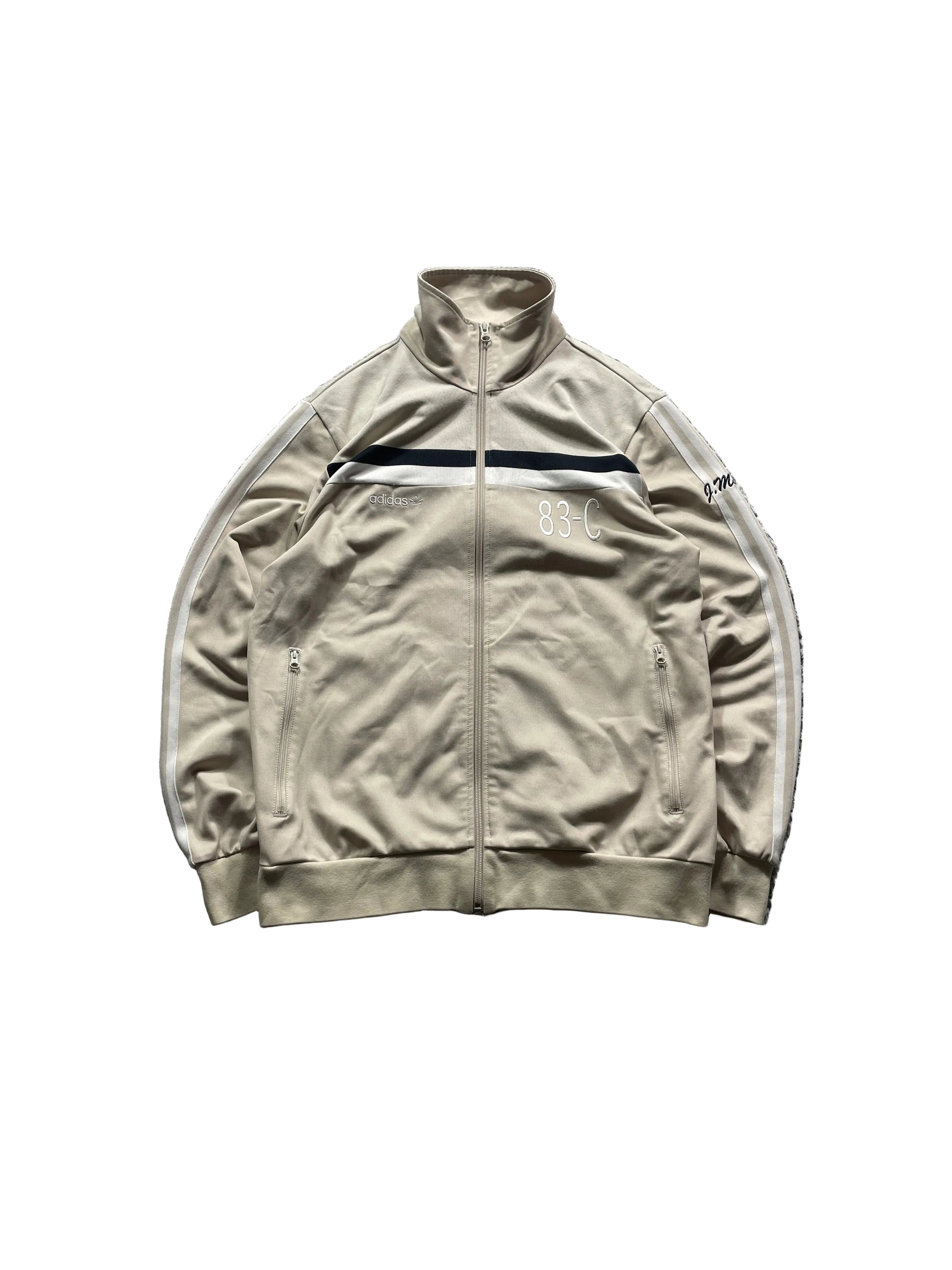 Adidas Vintage 83 C J.Mano  Jacke | Beige | Sehr guter Zustand | M