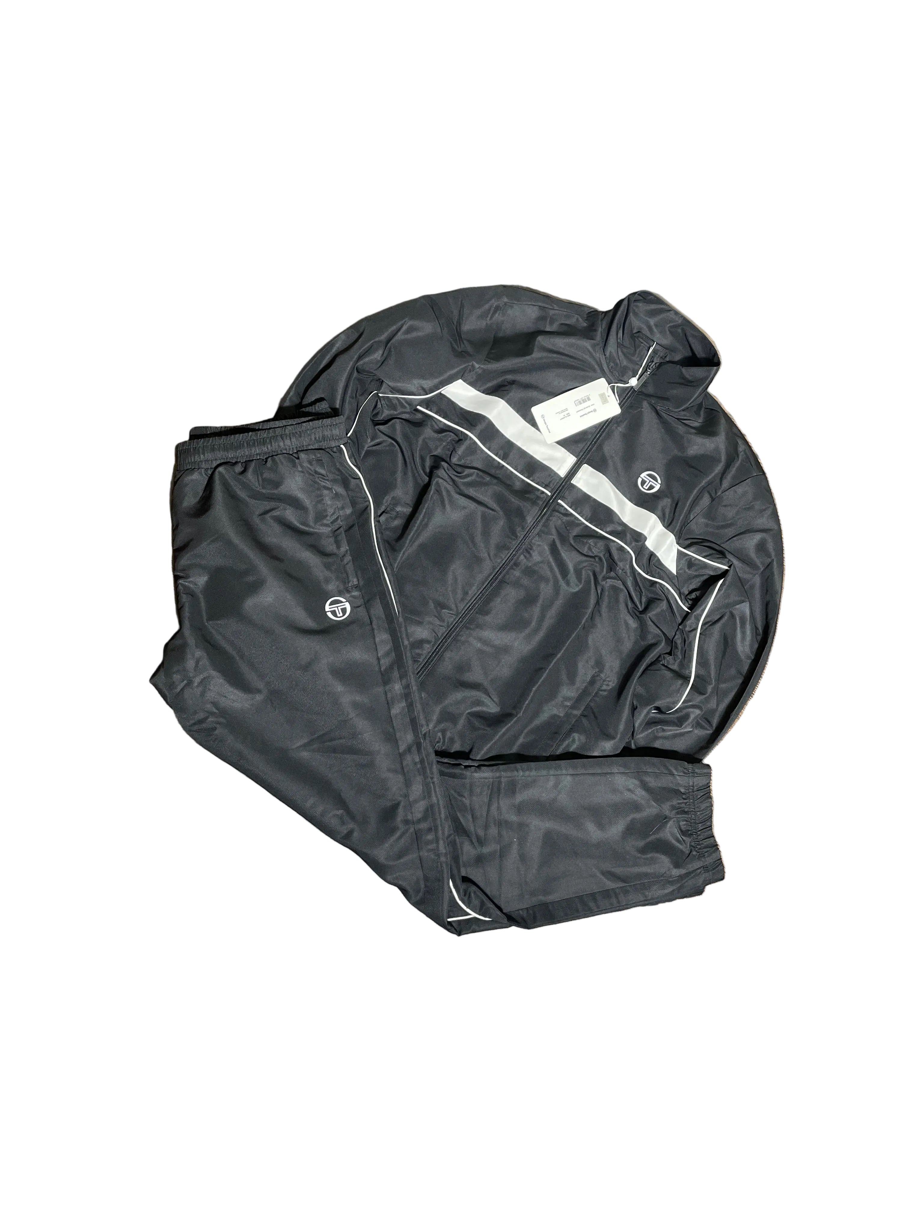 Sergio Tacchini Anzug | Schwarz | Neu mit Etikett | 3XL