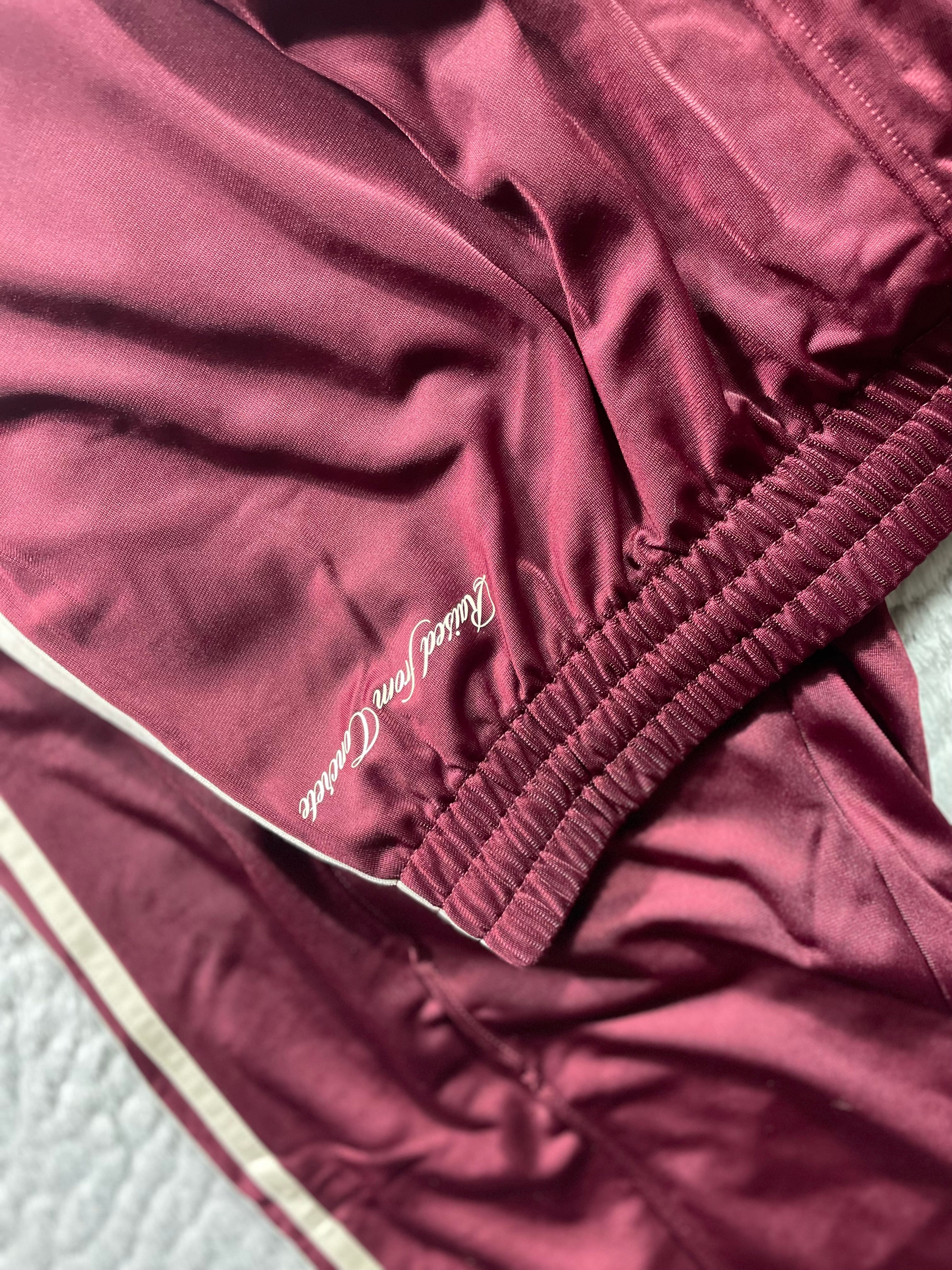 Adidas Firebird Baggy TP Hose / Bordeaux Rot / Neu mit Etikett