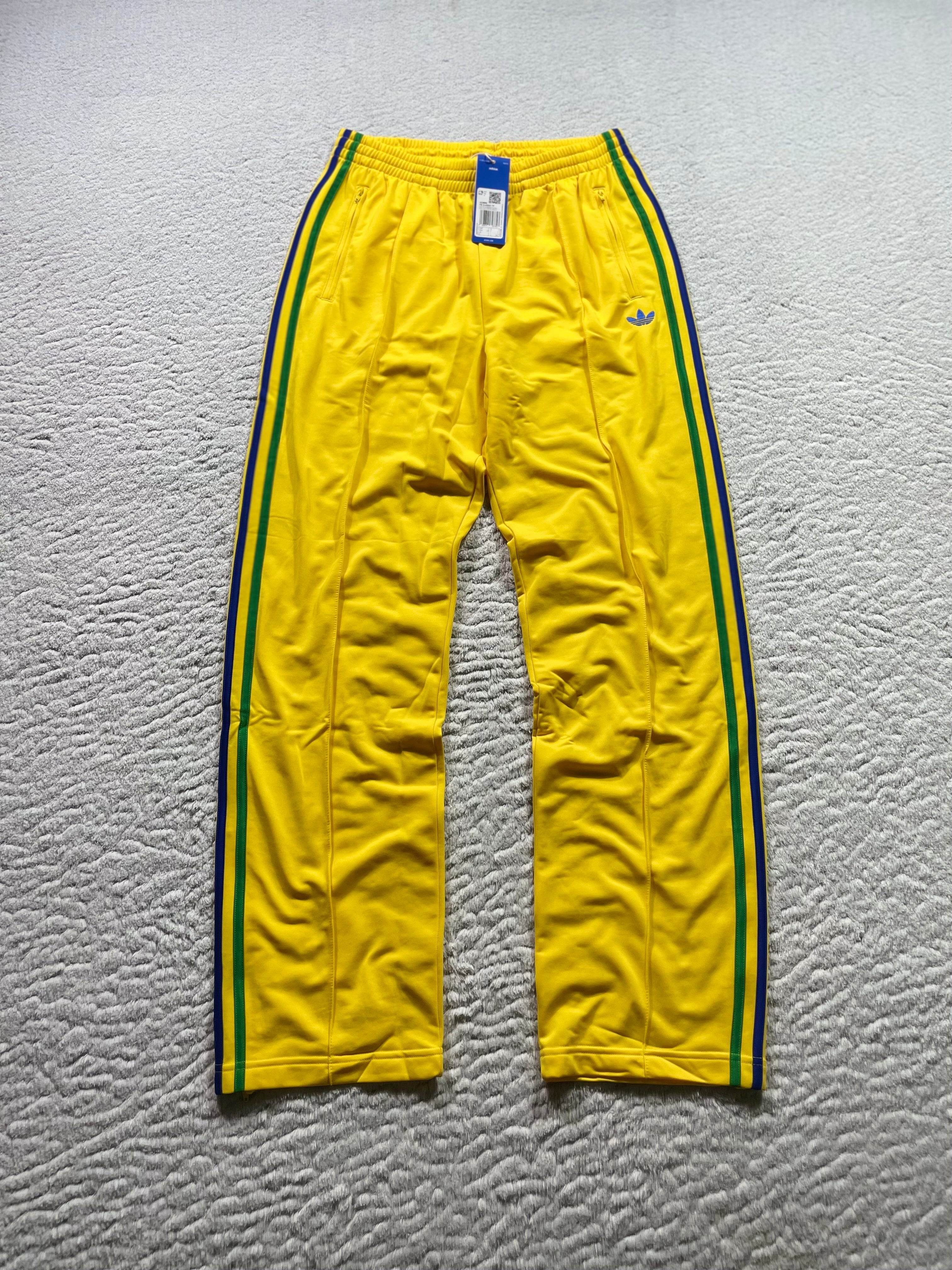 Adidas Firebird Classic TP Hose / Gelb / Neu mit Etikett