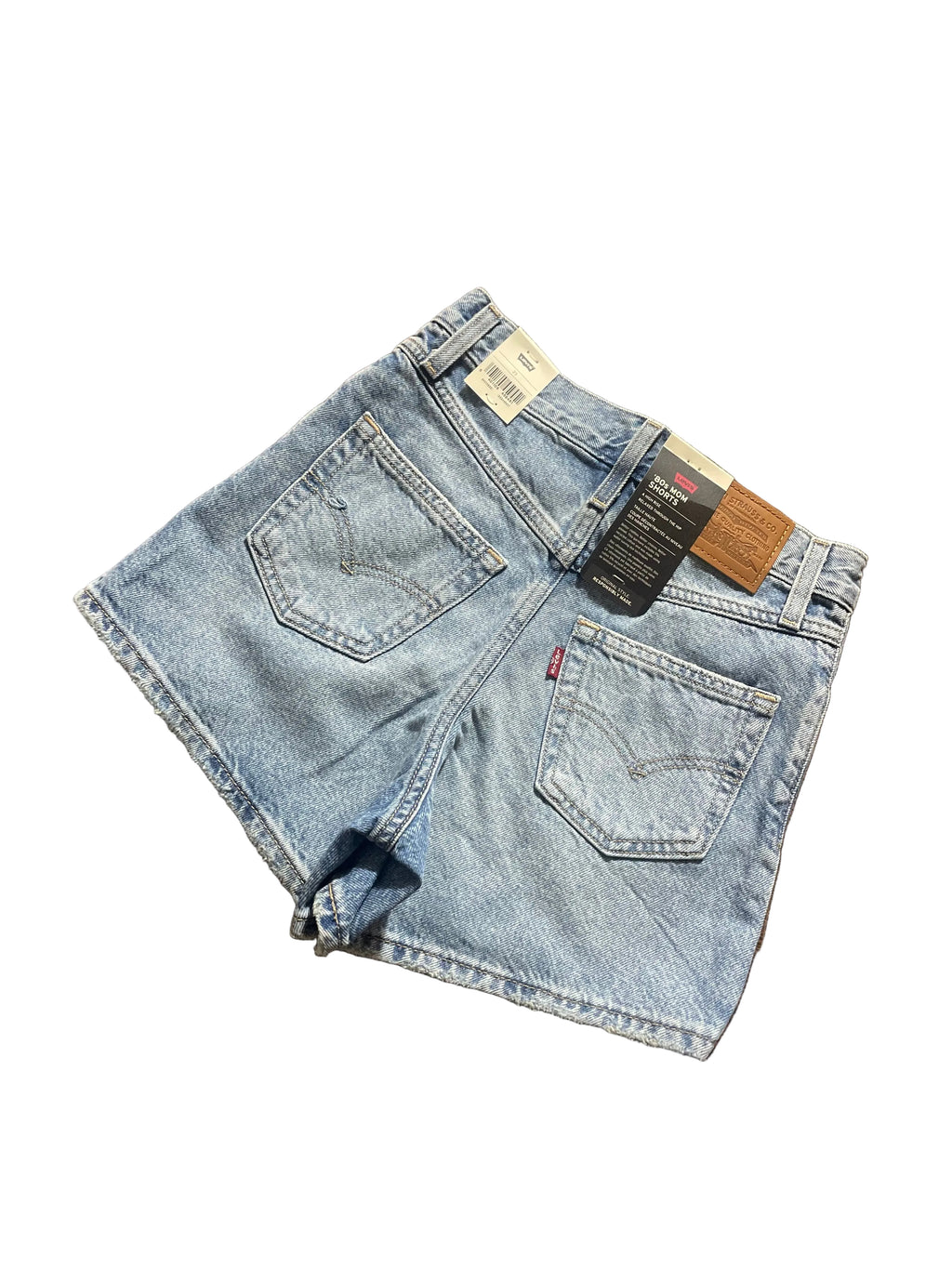 Levi’s Damen 80’s Moms Shorts | Blau/Hellblau | Neu mit Etikett