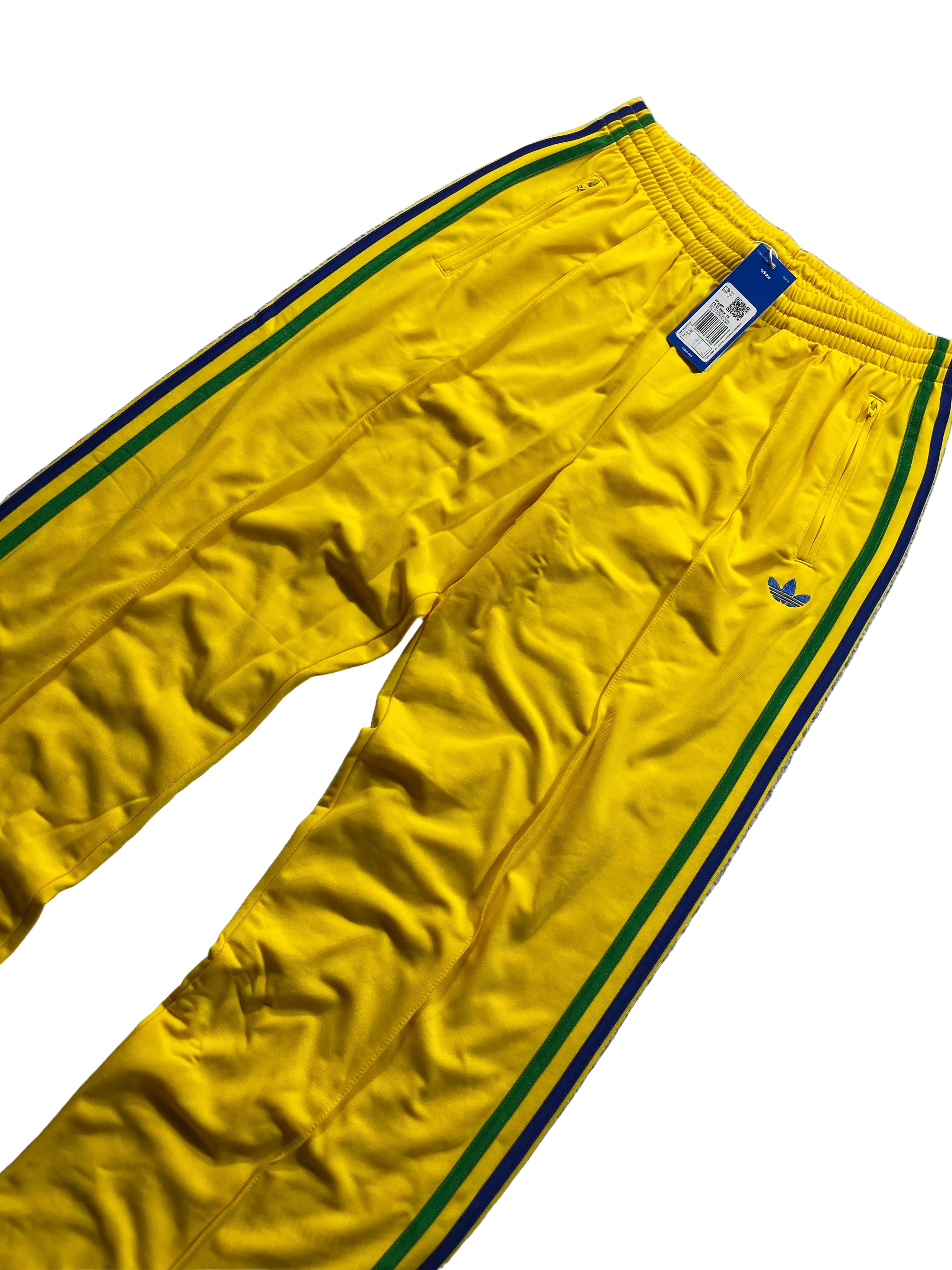 Adidas Firebird Classic TP Hose / Gelb / Neu mit Etikett