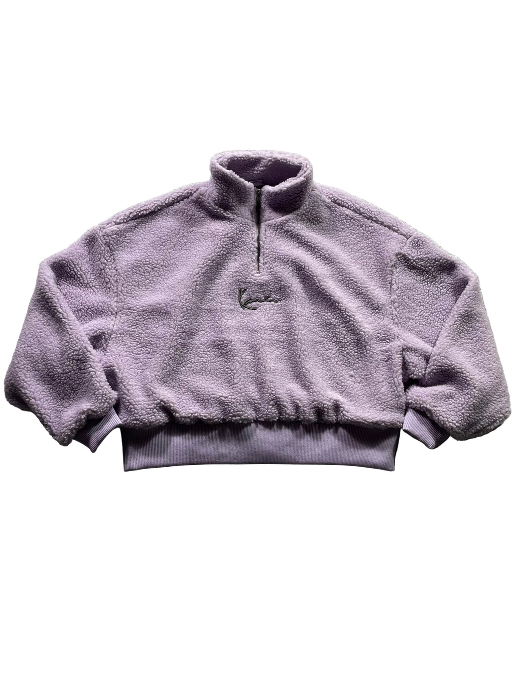 Karl Kani Teddy Zipper Pullover 
/ Lila/Flieder / Neu mit Etikett
