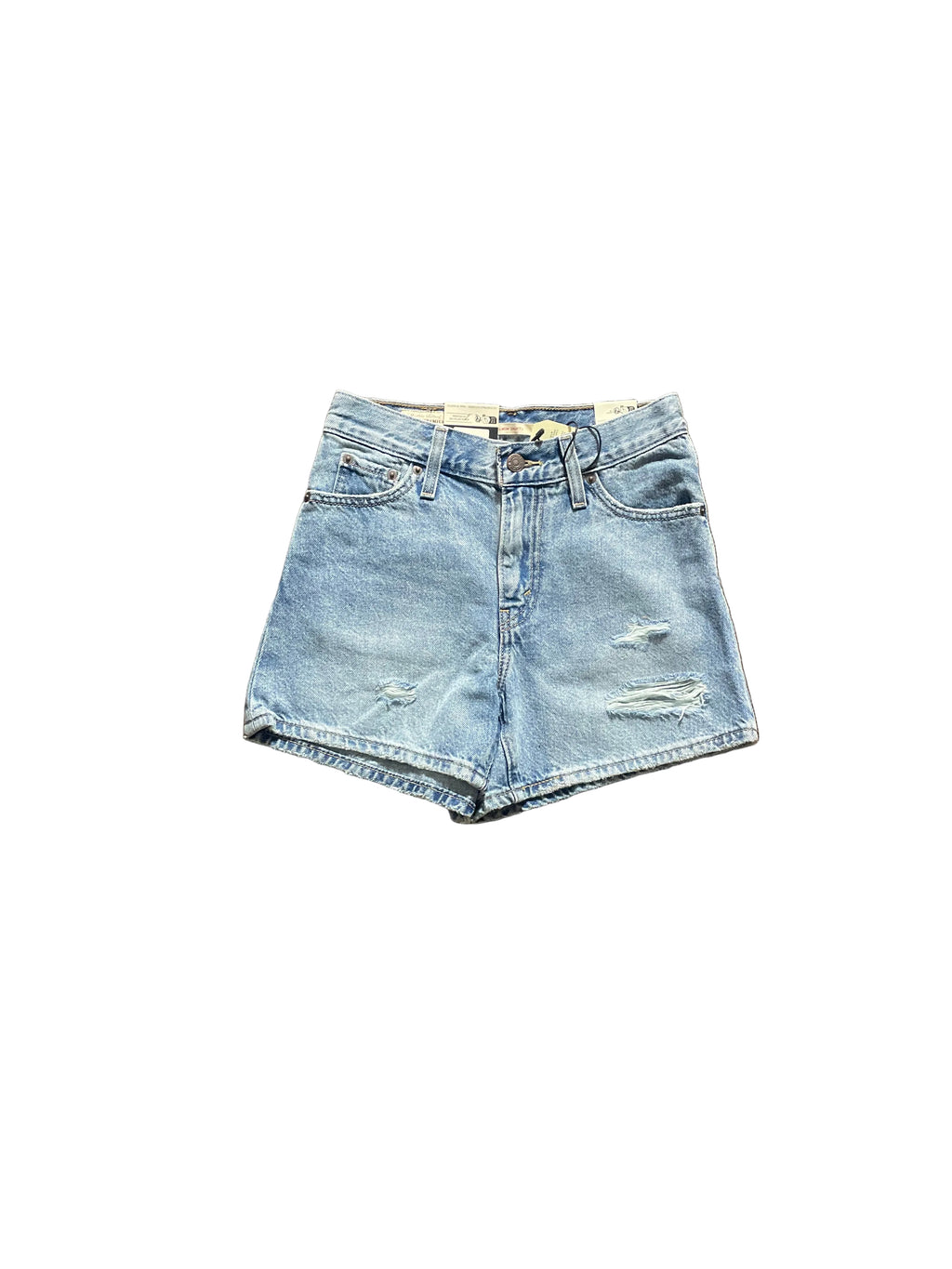 Levi’s Damen 80’s Moms Shorts | Blau/Hellblau | Neu mit Etikett