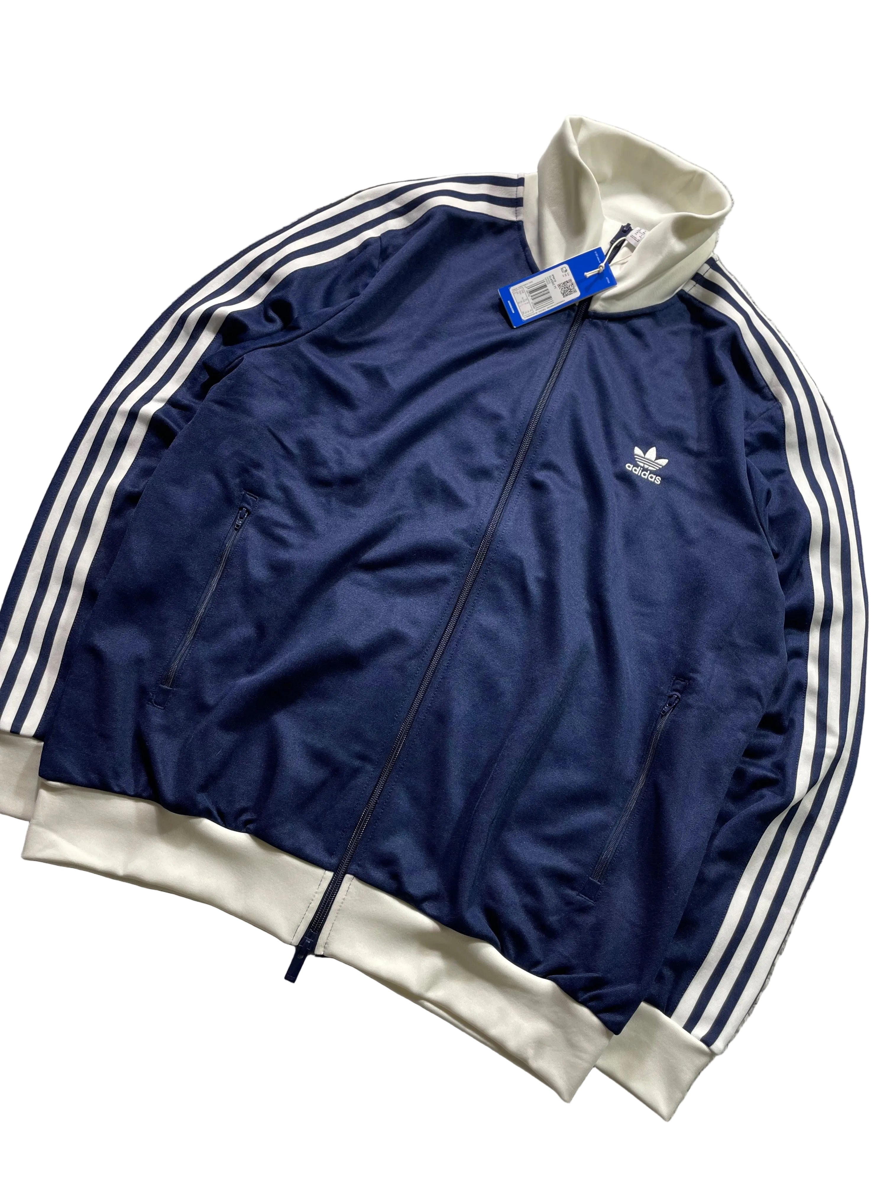 Adidas Beckenbauer Jacke | Blau | Neu mit Etikett