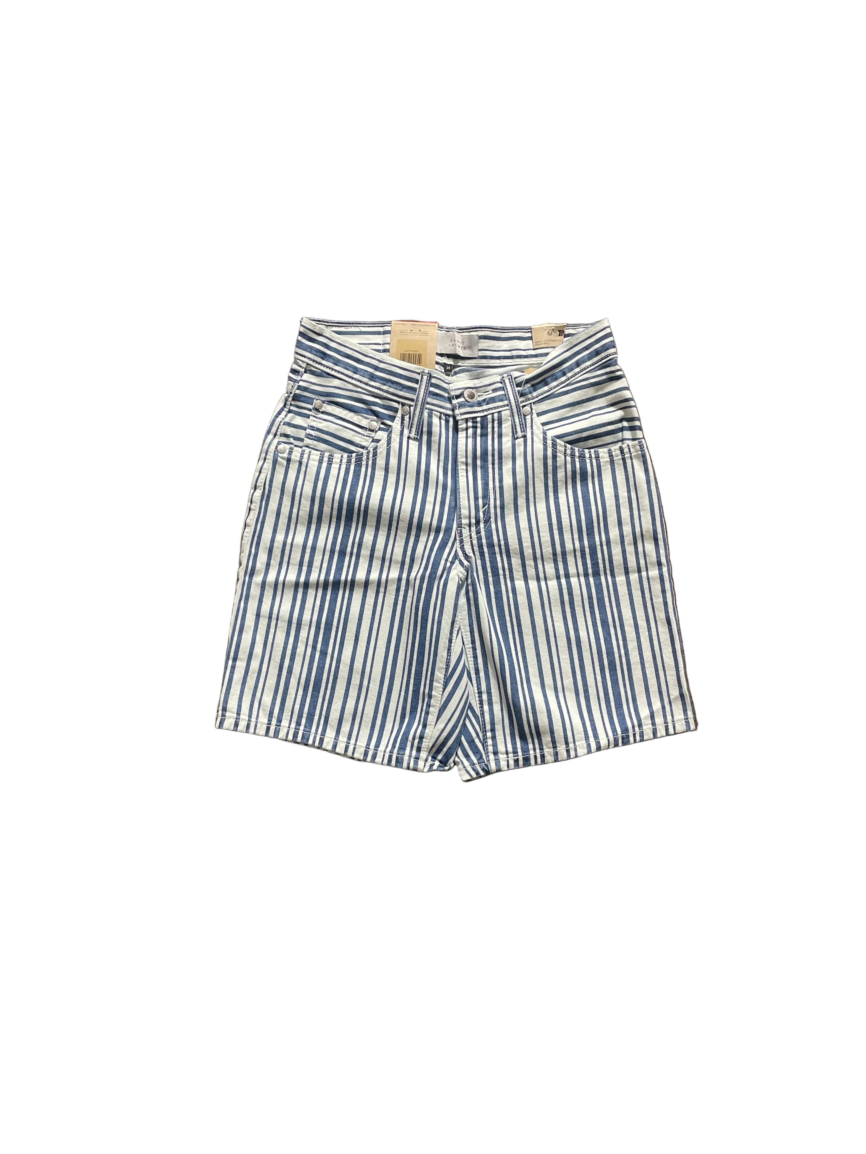 Levi’s Baggy Shorts | Blau/Weiß | Neu mit Etikett