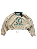 Karl Kani 3/4 Sweatshirt / Beige / Neu mit Etikett