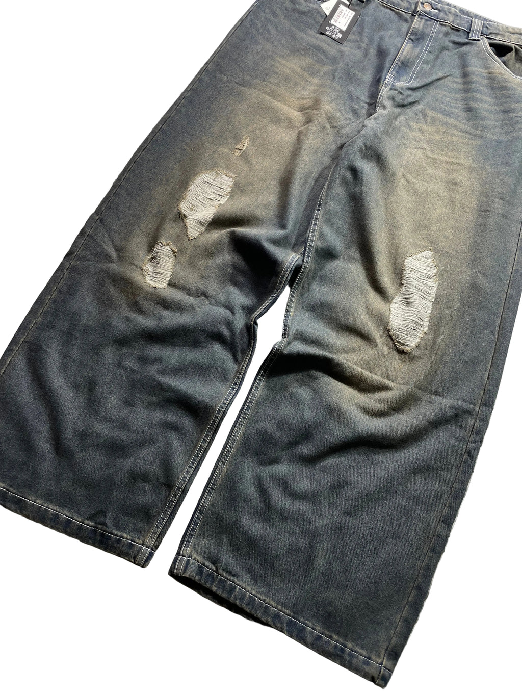 Karl Kani OG Distress Relaxed Baggy Jeans / Neu mit Etikett