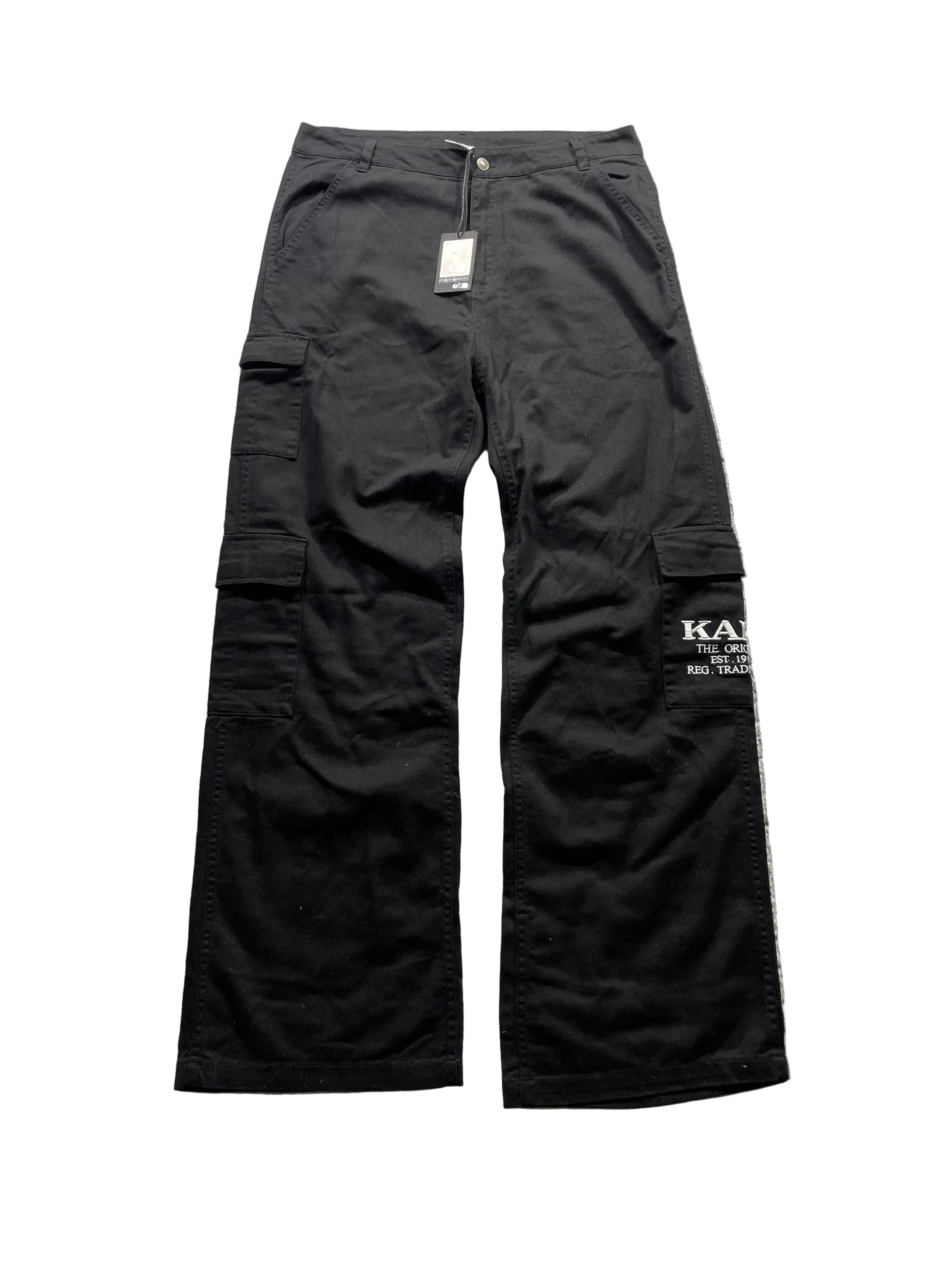 Karl Kani Cargo Baggy Jeans / Schwarz / Neu mit Etikett