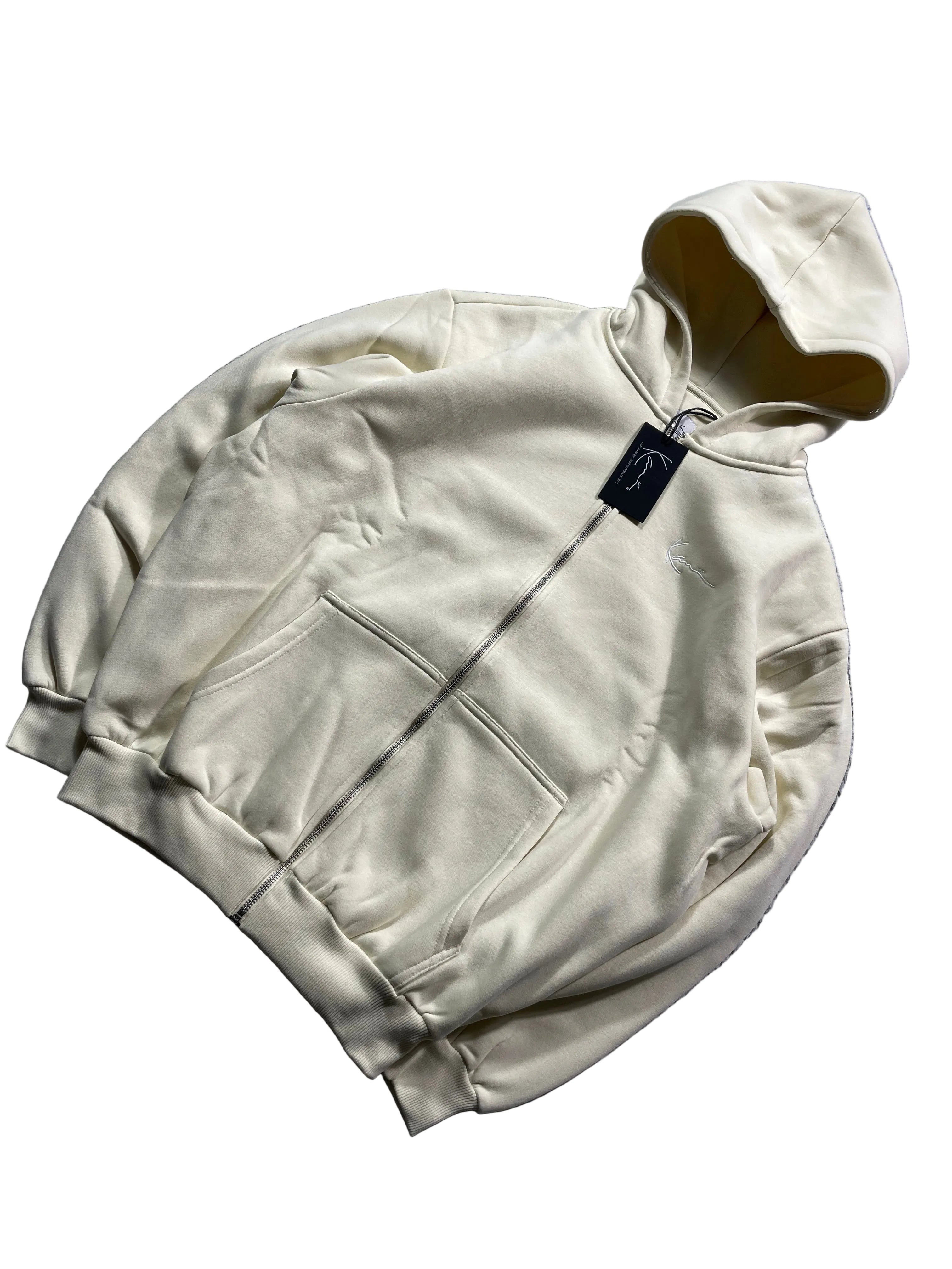 Karl Kani Zipper Jacke / Beige / Neu mit Etikett