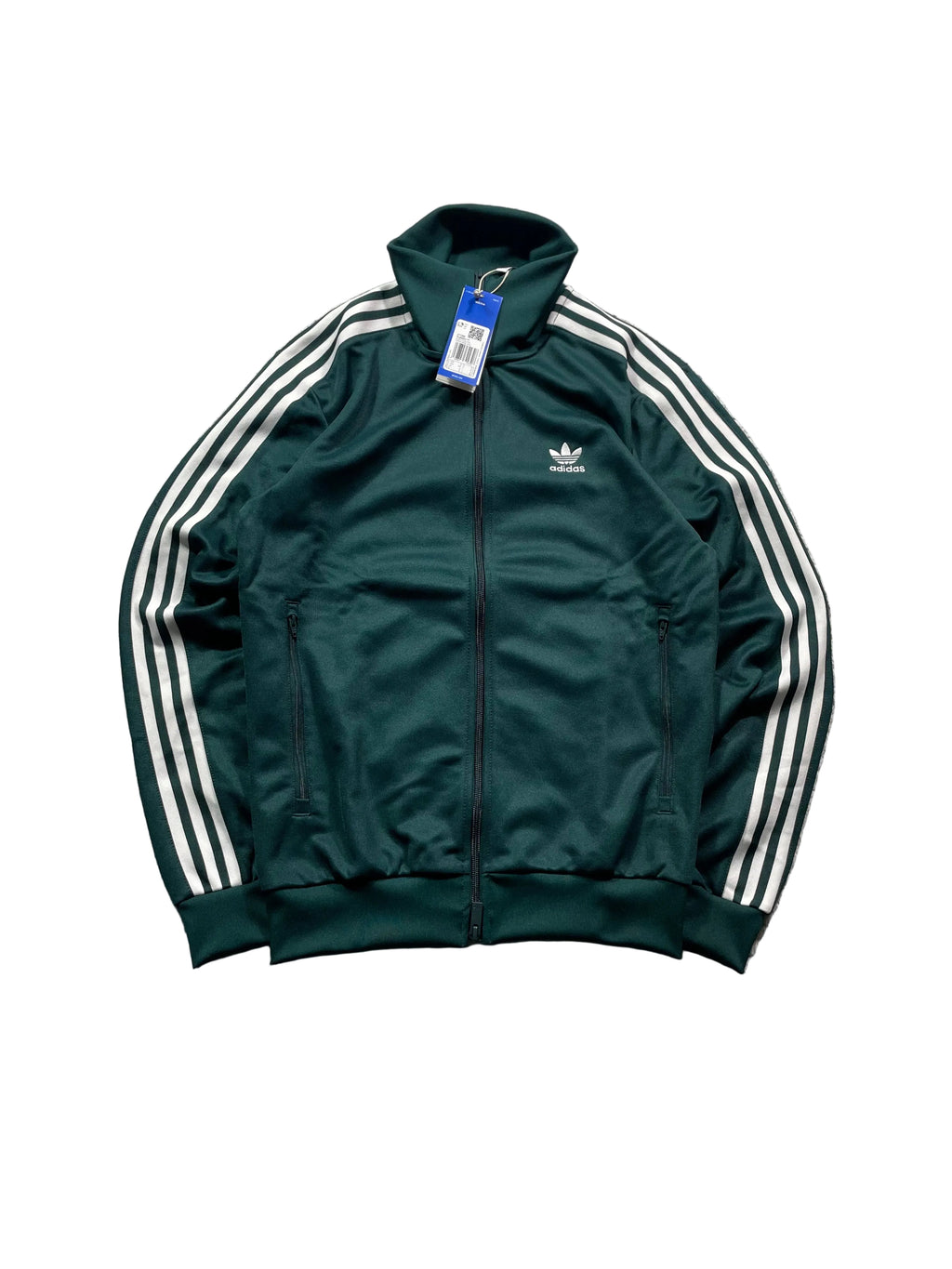 Adidas Beckenbauer Jacke / Dunkelgrün/ Neu mit Etikett
