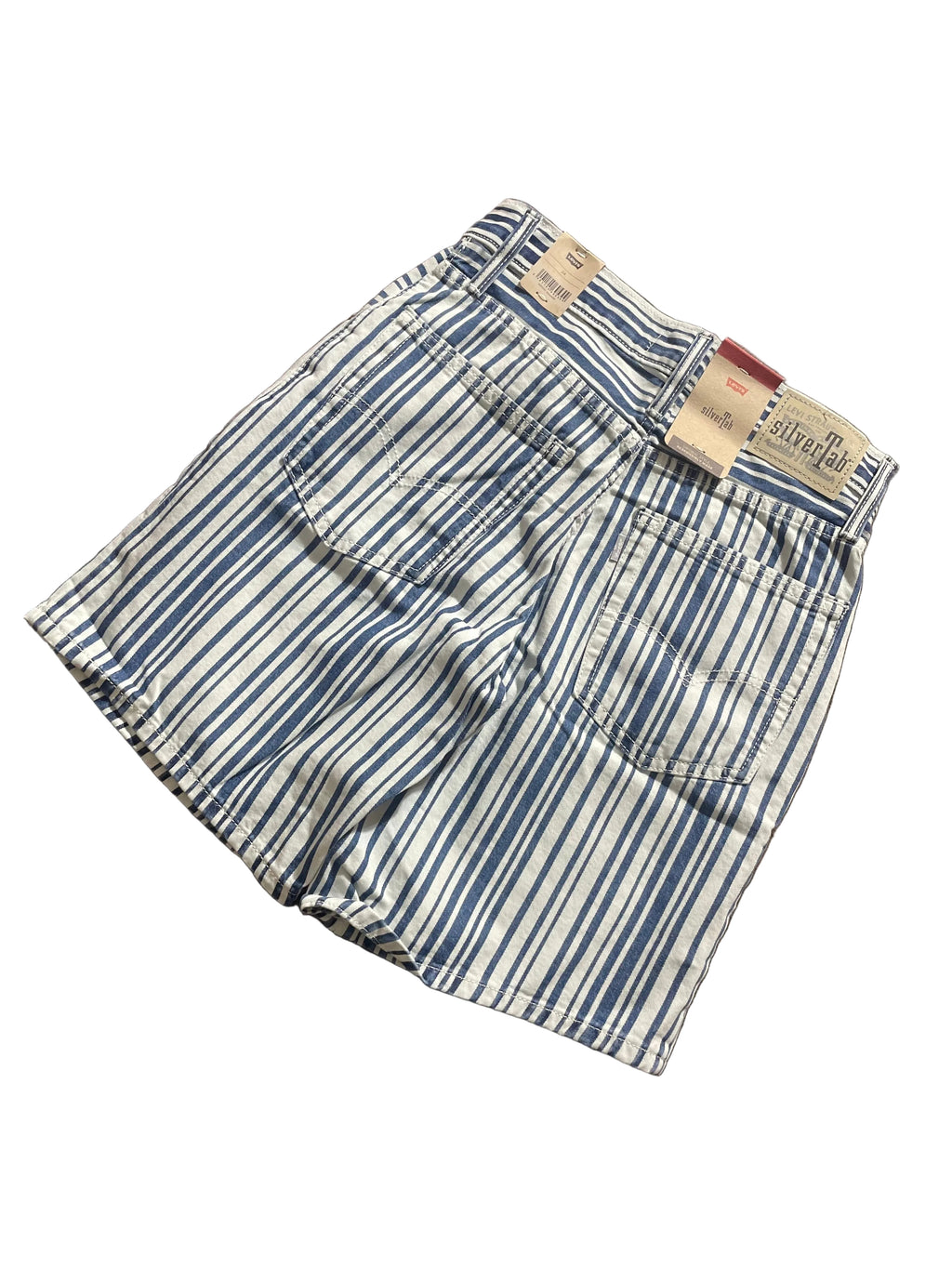 Levi’s Baggy Shorts | Blau/Weiß | Neu mit Etikett