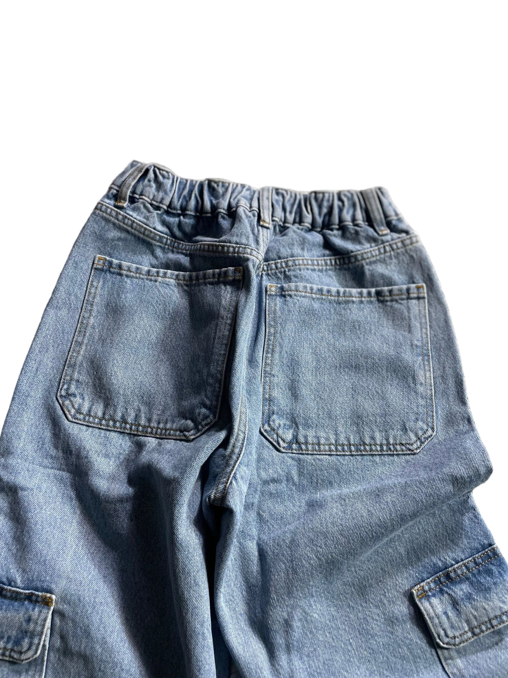 DEF Baggy Cargo Jeans | Dunkelblau | Neu mit Etikett XS