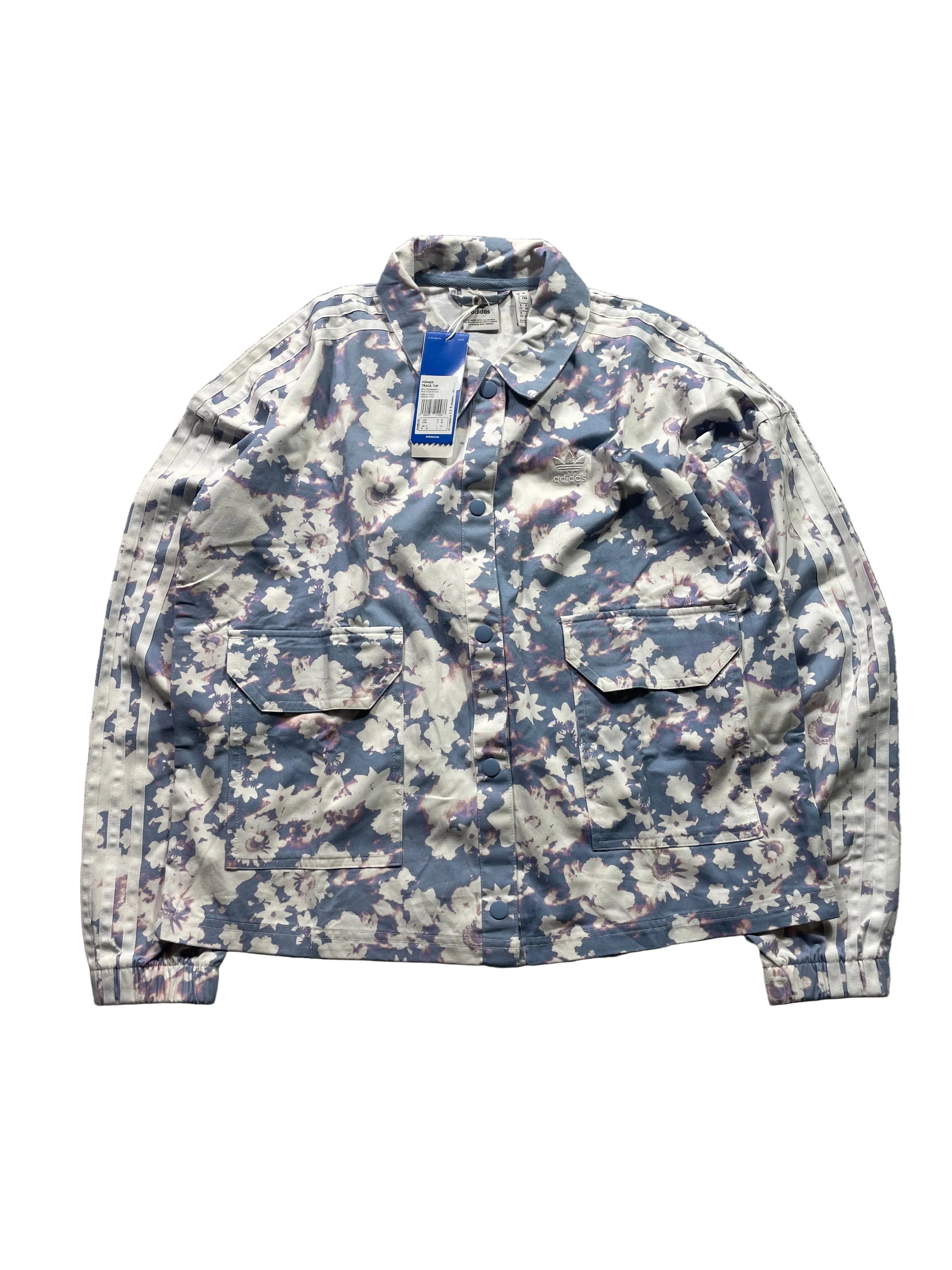 Adidas Track Top / Blumen Muster / Neu mit Etikett