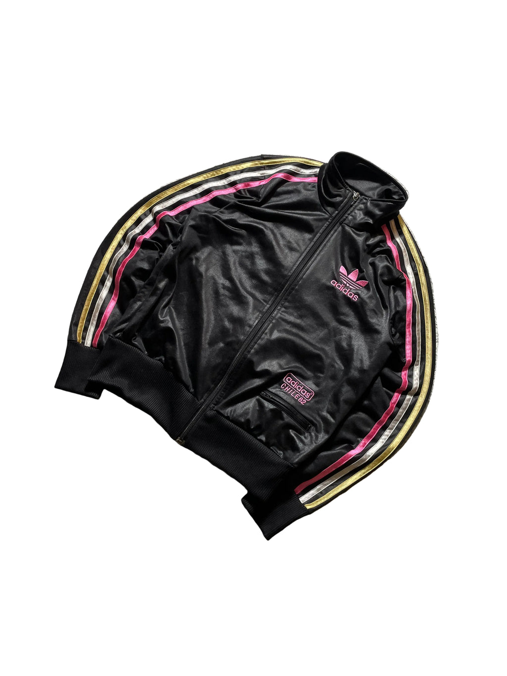Adidas Vintage Chile 62 Jacke | Schwarz | Sehr guter Zustand | S