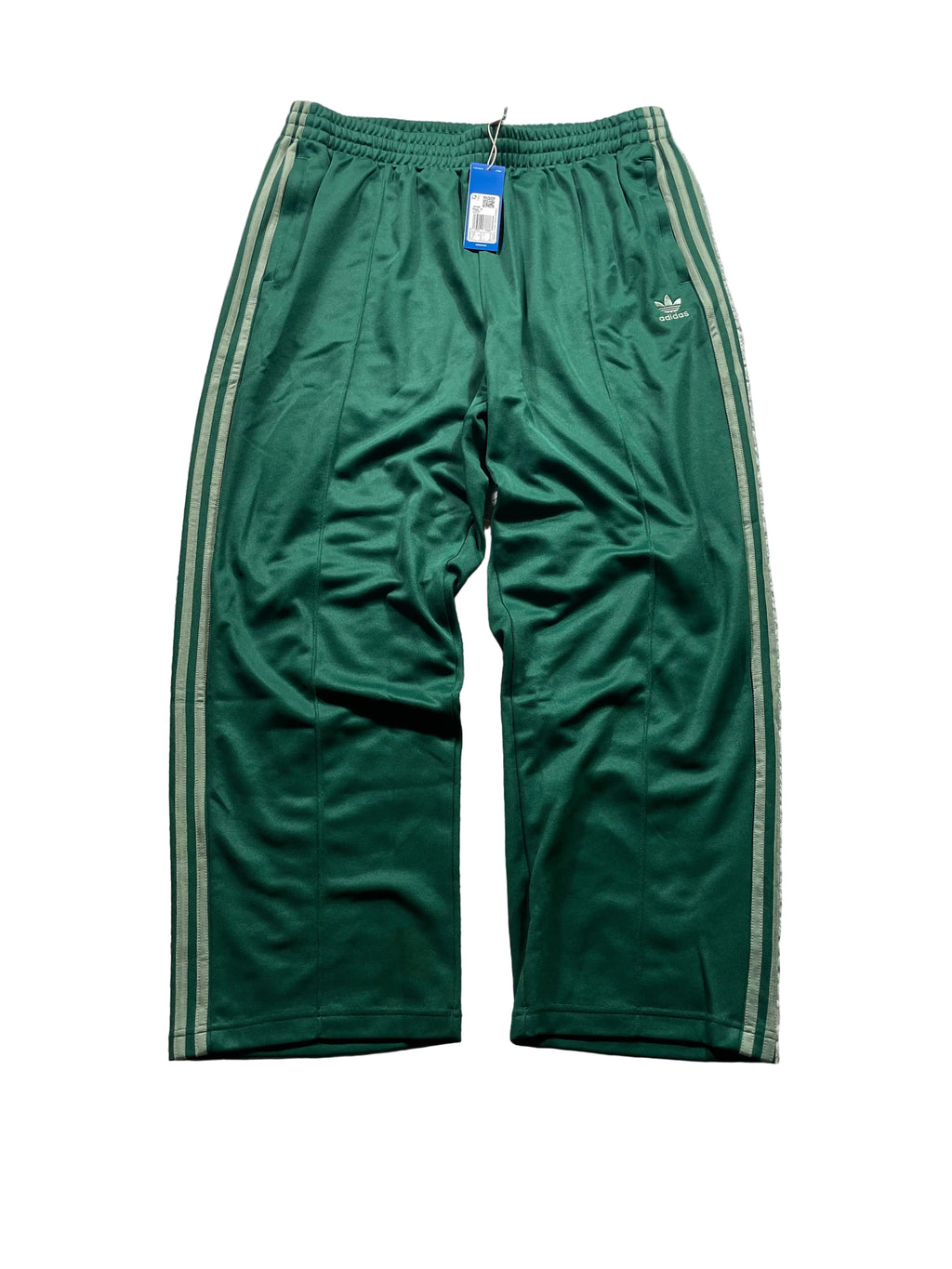 Adidas Firebird Baggy TP Hose | Grün | Neu mit Etikett